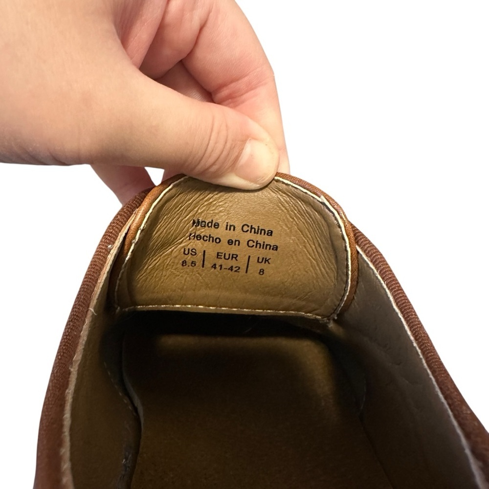 Madden Men’s Brown‎ Oxford Dress Shoes Size 8.5 - Picture 5 of 5